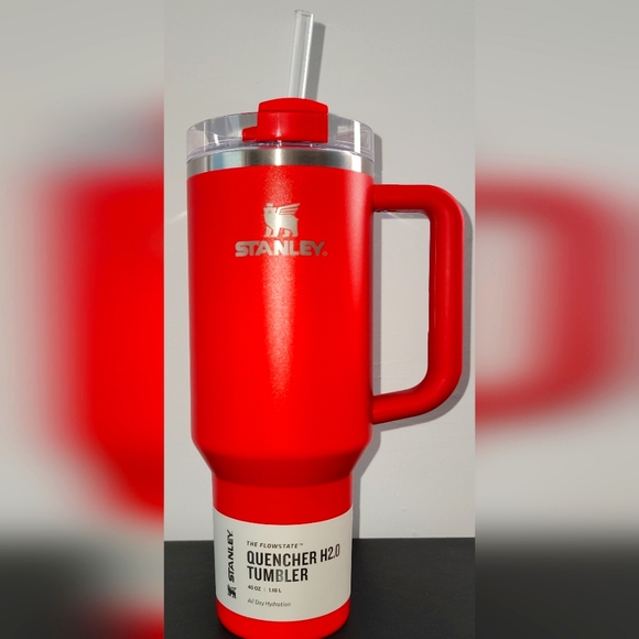 Stanley Other - Stanley 40 oz Stainless Steel H2.0 FlowState Quencher Tumbler -Chilli pepper 🌶